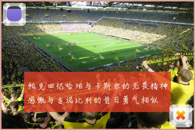 帕克回忆哈珀与卡斯尔的无畏精神感慨与吉诺比利的昔日勇气相似